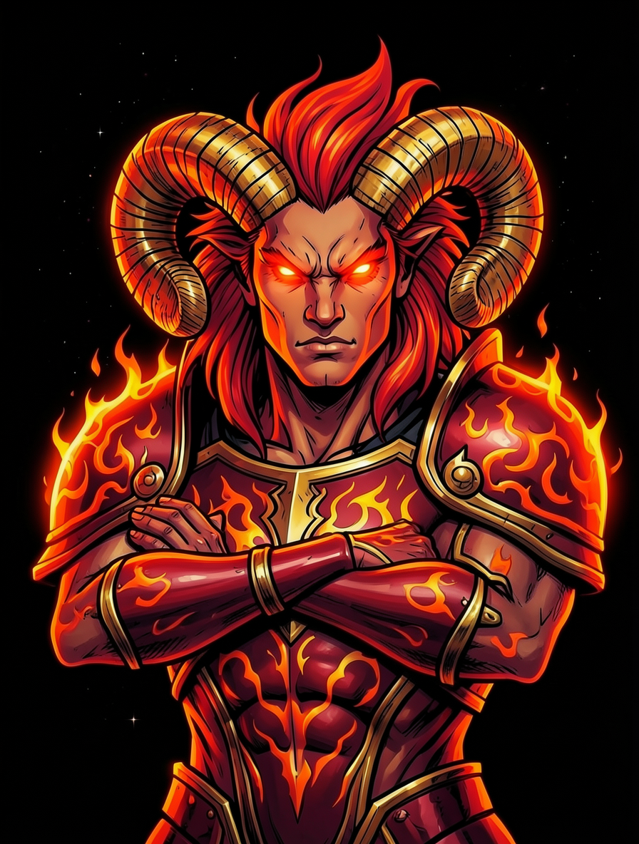 Aries portrait